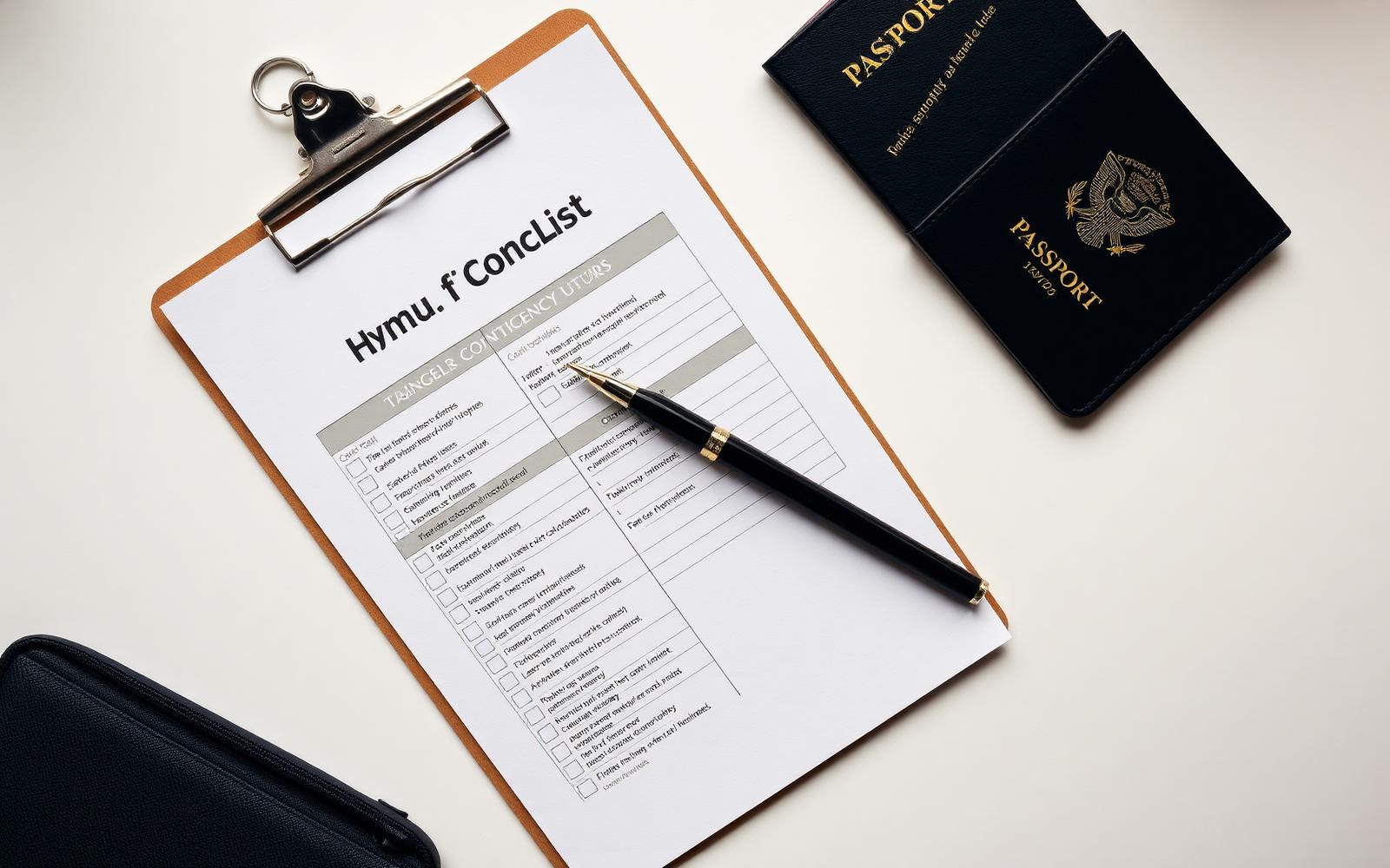 Travel Planning guide: A Simple Backup Plan Template for Any Trip