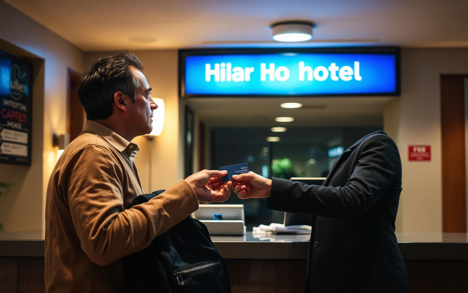 A softly lit airport lounge with a few travelers resting on cushioned seating near large windows at night