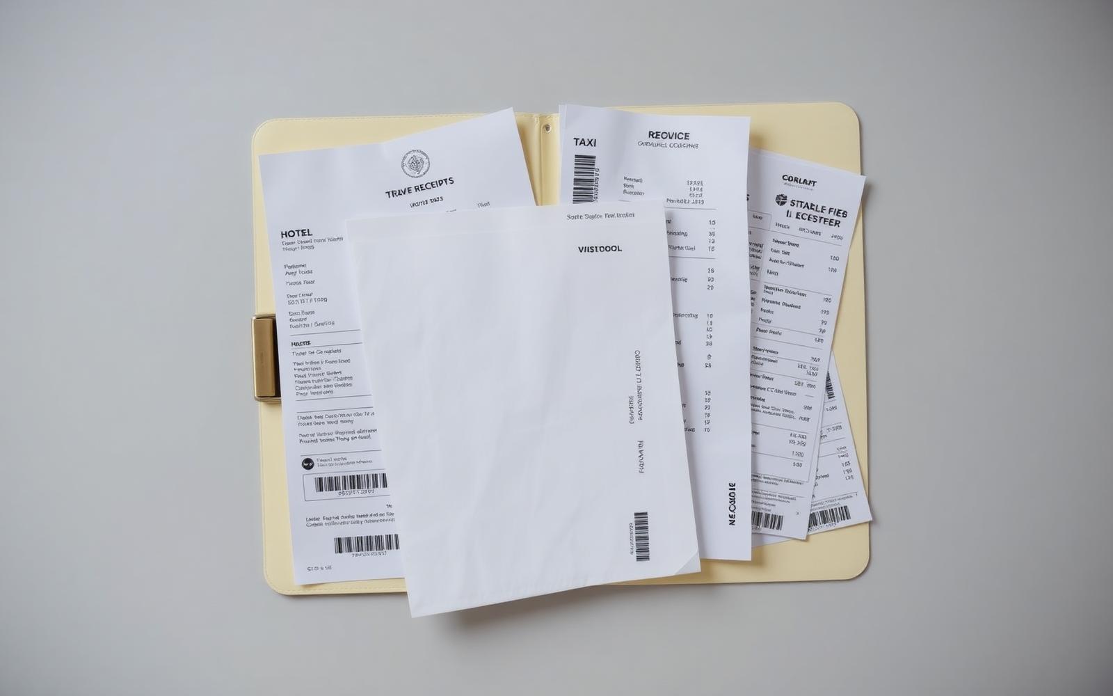 Close-up of a person writing notes beside a laptop and a printed boarding pass